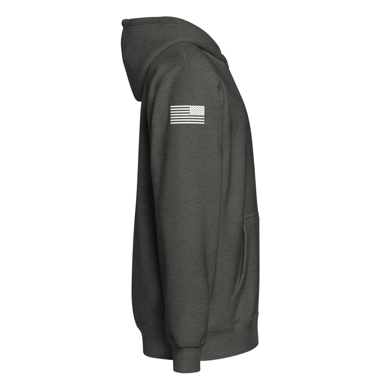 JSOC Logo Zip Hoodie — right-sleeve view