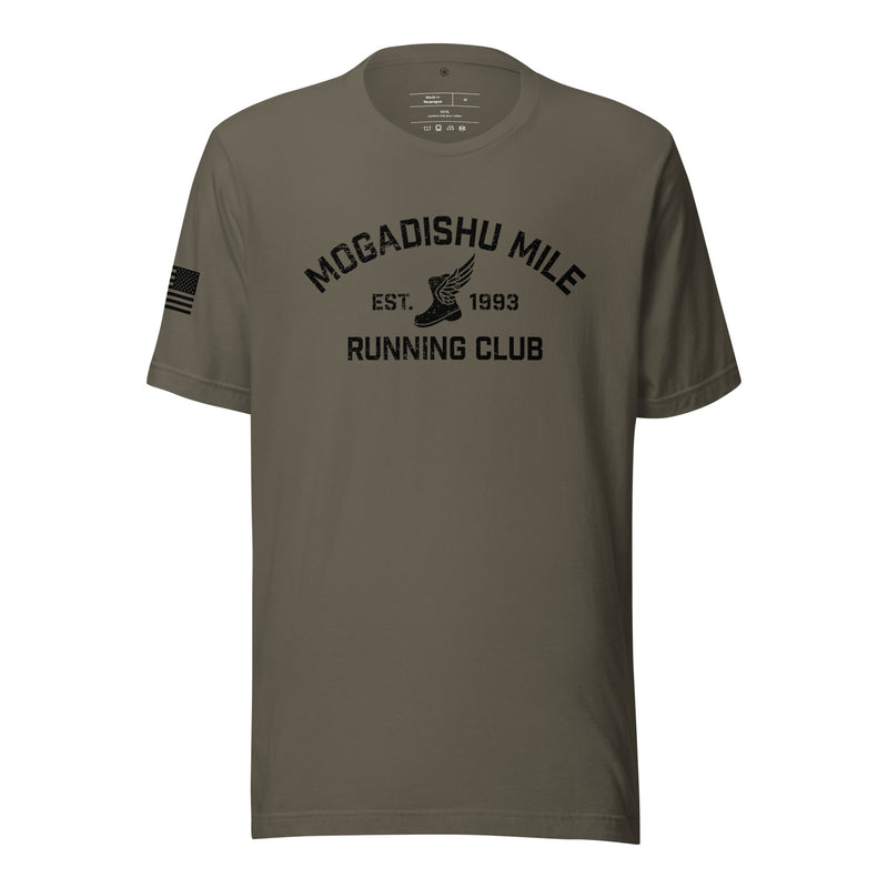 Mog Mile (Army PT) Shirt — running-club lettering