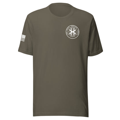 Army shirt, front view showing JSOC chest insignia.