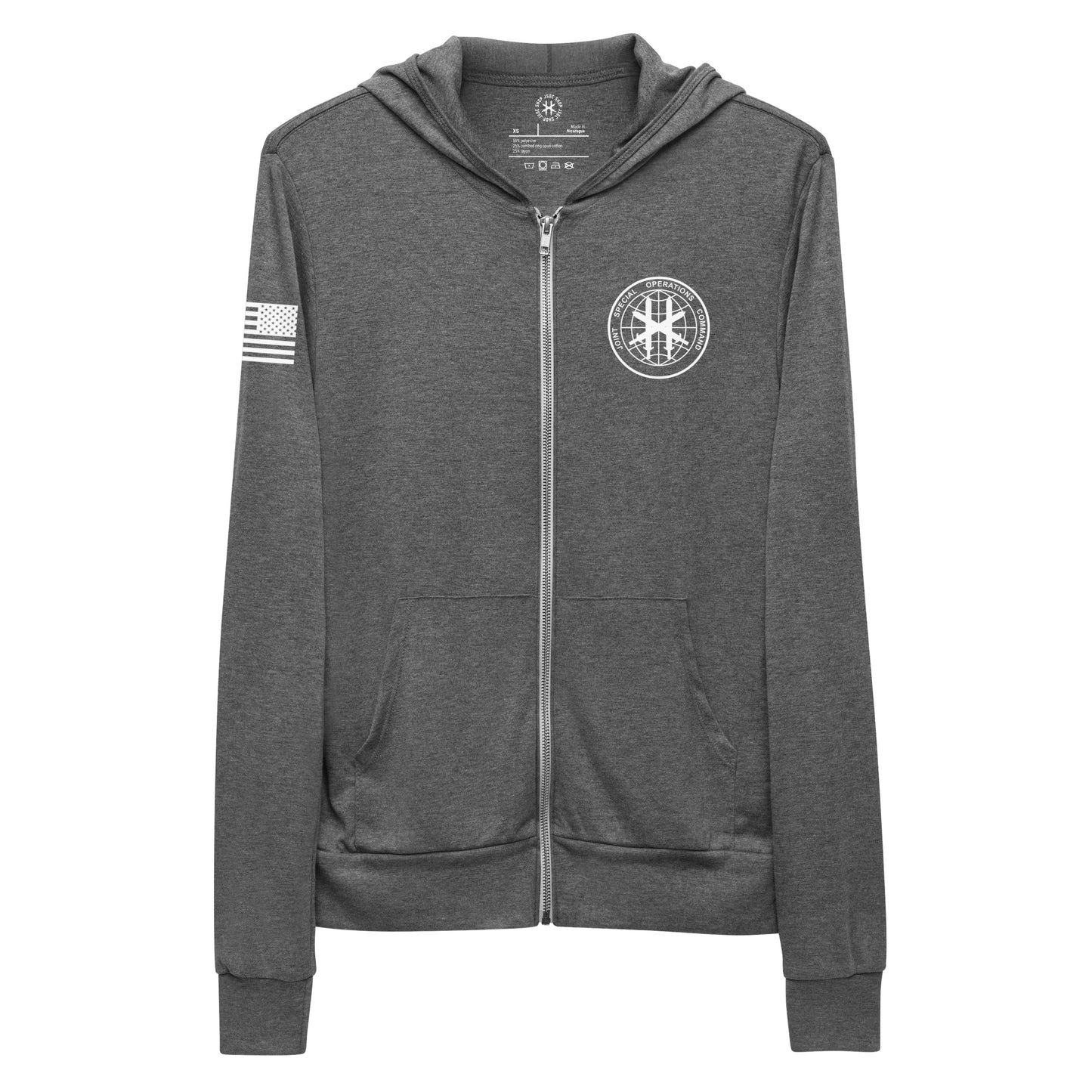 JSOC Logo Lightweight Zip Hoodie